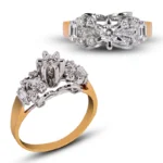 Luxury Solitaire Crown Ring - Image 2