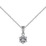 Elegant Diamond Floral Jewelry Set - Image 2