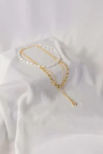 Multi layer Gold Necklace - Image 2