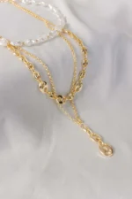 Multi layer Gold Necklace - Image 3